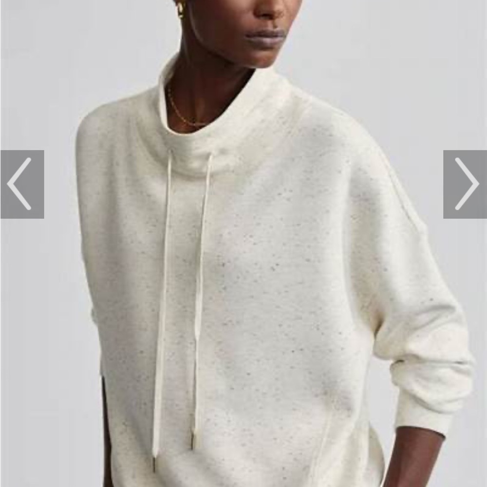 Varley Cream Cowl Neck Sweater- Oakdale Sweat